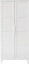 5 Tier Storage Pantry Cupboard with 2 Doors, Multipurpose Cabinet, White