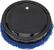 RIZGHWOY Robotic Mopping Machine Powerful Efficient Mopping Robot Wet Dry Robot Vacuum Cleaner, Easy Operation, Intelligent Navigation, Suitable for Household, ABS Material (Black)
