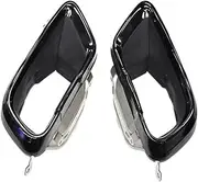 2pcs/batch Compatible For BMW G05 X5 G06 X6 G07 X7 2019 2020 2021+ Muffler Tip Exhaust Tip Repalcement Nozzle Car Exhaust Trim(1)