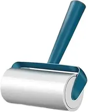 1pc Tearable Sticky Roller Brush for Pet Hair Removal - Effective Plush Cleaning Tool for Clothes and Furniture(Blue,Small)