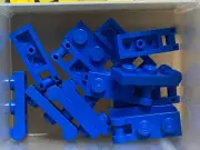 LEGO Parts - Blue Plate 1 x 2 w Handle on End - No 60478 - QTY 15