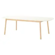VEDBO dining table, white, 240x105 cm