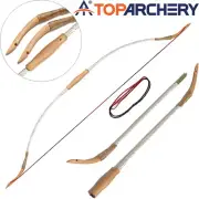Takedown Traditional Recurve Bow 20-40lbs Wooden Horsebow Archery Hunting Target