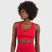 [Northern Spirit] Northern Spirit - KHI WOMEN CROSSBACK SPORTS BRA MEDIUM SUPPORT - CARMINE