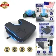 YogiBum Seat Cushion - Travel-Friendly Memory Foam Cushion for Ultimate Comfort