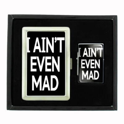 YOU MAD BRO D3 CIGARETTE CASE / WALLET & LIGHTER GIFT SET
