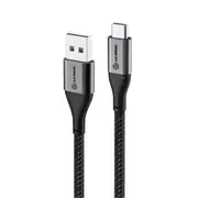 Alogic Super Ultra ULCA21.5-SGR USB 2.0 USB-C to USB-A Cable - 1.5m - Space Grey [ULCA21.5-SGR]