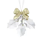 Swarovski Holiday Magic Holly Leaves Ornament