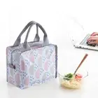 Bento Handbag Aluminum Film Keep Thermal Picnic Lunch Box Storage Bag Pouch