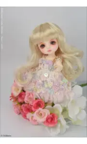 [Dollmore] BJD Wig (5 inch) Melrose Long Bang Wig (Blonde)