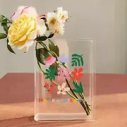 Have A Nice Day Acrylic Flower Vase, Book Lover Gift, Gifts For Book Lover