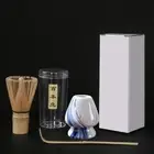 3Pcs Traditional Tea Whisk Scoop Tea Whisk Stand Set Tea Ceremony