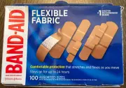 Band-Aid Brand Flexible Fabric Adhesive Bandages-100 count