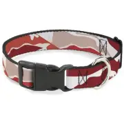 PC-W30284-WS Bacon Close-Up Plastic Clip Collar, Wide Small/13-18"