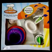 Curious Chef Kids Baking Set 17 Piece Measure & Prep Kit TCC50107 NEW