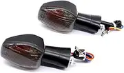 Front Rear Turning Indicator Lights Turn Signal Indicator Light, for CBR1000RR CBR600RR CBR600F/F3 CBR600F4/F4i VTR250 VTR1000F Motorcycle Front/Rear Blinker Motorcycle Turn Signal Lights(BLAC