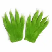 Xmas green Glove Cosplay Costume Christmas Prop Halloween Party TO