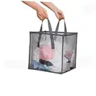 Mesh Popup Laundry bags Hamper with Handles,Portable Durable Collapsible