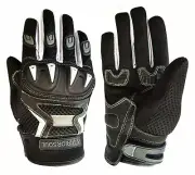 Warrior Mens Motorcycle Motorbike Motocross Mesh Cordura CE Armour Bikers Gloves