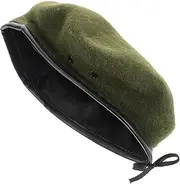 [TINEASUR] Retro Ladies Beret Fisherman Beanie Peaked Cap Men Beret Hat Army Cap Hunting Hat French Berets Beanie Warm Woolen Beret Beanie Hat Old Man Hats Skull Beanie Brown Hat