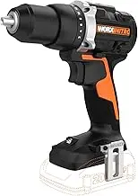 Worx Nitro 20V 1/2" Cordless Brushless Drill Driver 535 in-lbs. Torque and Heavy-Duty 1/2" Chuck, Drill Set with Storage Bag, Cordless Drill Power Share Compatible WX102L – Tool Only (US Version)