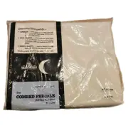 VTG Harmony House full size flat sheet all cotton Combed Percale White