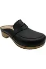 Dansko Bel Black Oiled Pull Up Clog Black
