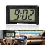 Mini LCD Interior Digital Clock Car Auto Dashboard Desk Home Self-Adhesive