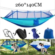 Double Hammock Tent Outdoor Trip Camping Hanging Bed Swing Chair Protective Net