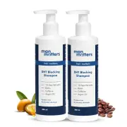 Man Matters Double DHT Blocking Anti Hair Fall Shampoo With Saw (Pack Of 2)