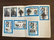 Inxs Backstage Signage A3 x2 For X Tour 1991. Used For Security Checks On Tour
