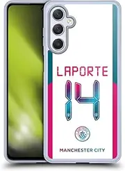 Head Case Designs Officially Licensed Manchester City Man City FC Aymeric Laporte 2021/22 Players Away Kit Group 1 Gel Case [Military Grade Protection] Compatible with Samsung Galaxy M54 5G