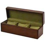 Leatherkart Leather Watch Holder (3 Watches) - Tan