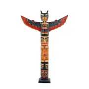 Indo Homewares Coloured Bird Totem Pole