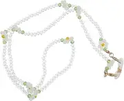 [FRCOLOR] 1PC Stylish Multi Purpose Neck Chain for Glasses Masks Durable Comfortable Eyeglasses Lost Chain for Sports Outings present Option White