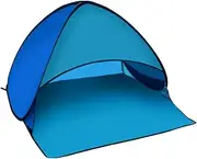 Pop Up Beach Shelter Tent, Beach Headrest Personal Sun Shelter, Lightweight Pop-Up Shade Canopy, Face Head Shade Protection Tents, Anti-UV Windproof Camping Picnic Tent For Pets & Family