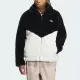 Adidas FUR Logo JKT U [IN0981 男女 立領 外套 亞洲版 休閒 三葉草 毛絨 保暖 黑白