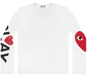 [COMME des GARCONS PLAY] Big Heart Long Sleeve Tee Men