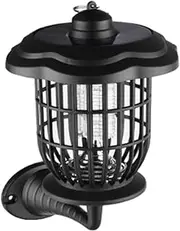 HOFFTI Solar Zapper | 2 in 1 Outdoor Solar Lamps | Hangable Fly Control Leakage Protection, Long-Lasting Zapper for Grass, Lawn, Camping, Yard