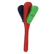 New Drumfire Wooden Handled Castanets Hand Percussion Kids Music Rhythm Toy