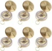 SHENQIDZ 6 Pack Camping Survival Compass,Pocket Compass for Kids,Compass for Hik