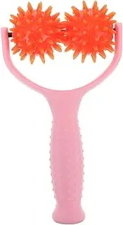 Manual Body Massage Roller Portable Handheld Massager for Muscle Relief Durable Pink Massage Device for Home and Office Use Design