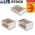 Refrigerator Egg Storage Box Double Layer Fresh Keeping Egg Holder Drawer