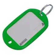 Motel Key & Luggage Tags Light Green Plastic KEVRON Tags -12pcs-FREE POST