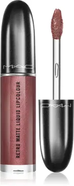 Mac Cosmetics Retro Matte Liquid Lip Tint Metallics Gemz & Roses