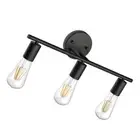 Bathroom Lights Over Mirror Switch Socket Light Bulb Adapter 3- Light Sconces