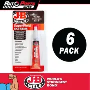 6 Pack JB Weld Super Weld Extreme Gel Adhesive Control Super Glue 15G | 33400