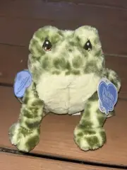 Precious Moments Jeremiah Bullfrog Friend 8” Stuffed Animal New W Tags Aurora