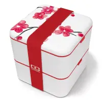 在飛比找博客來優惠-Monbento / 雙層方餐盒- 浪漫櫻花
