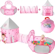 Eaglestone 3Pc Toddler Pop up Kids Play Tent with Tunnel and Ball Pit for Boy...